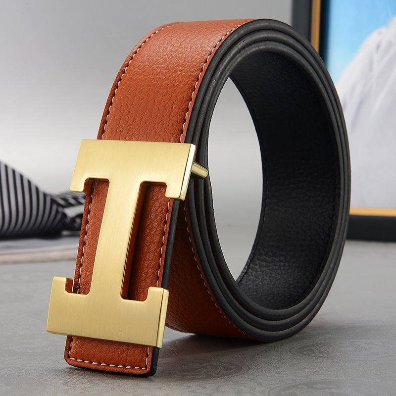 Orange gold buckle
