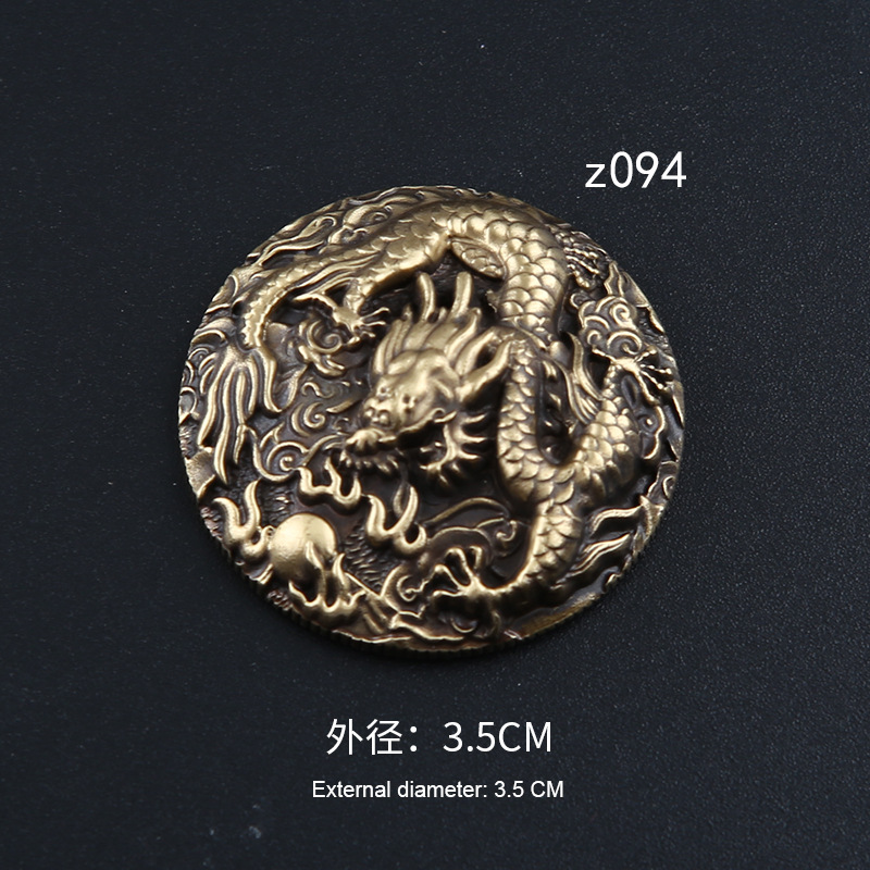 Z094 dragon pattern decorative buckle