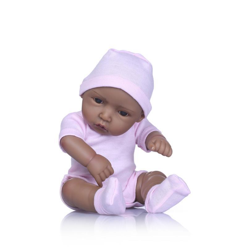 NPK pegamento completo simulación bebé muñeca pequeño bebé negro Comercio exterior productos calientes