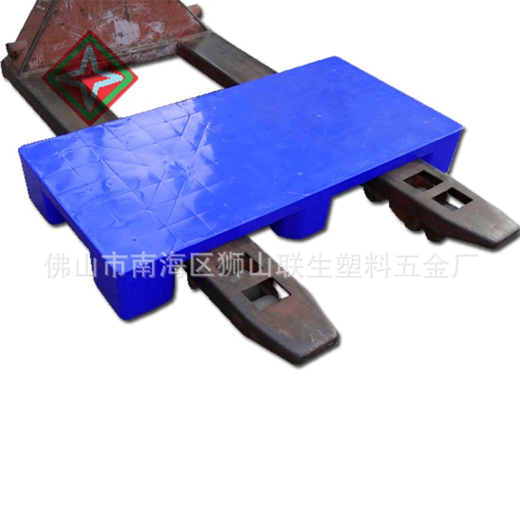 蓝色塑料地台板 平面瓷砖胶用小托盘 瓷砖胶卡板 800*620*145