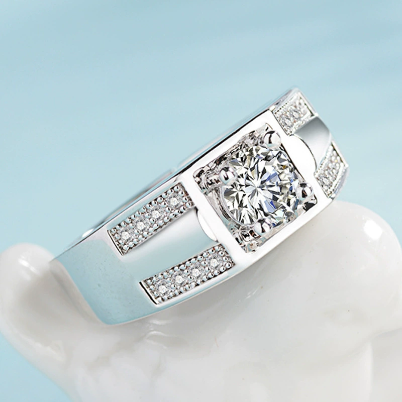 (Cross-border trading), wedding ring with zircon, accessory, Korean style