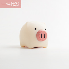 Night Light USB Charging Silicone Pig Creative Bedroom Sleep Companion Emotional Gift Atmosphere Lamp Night Light