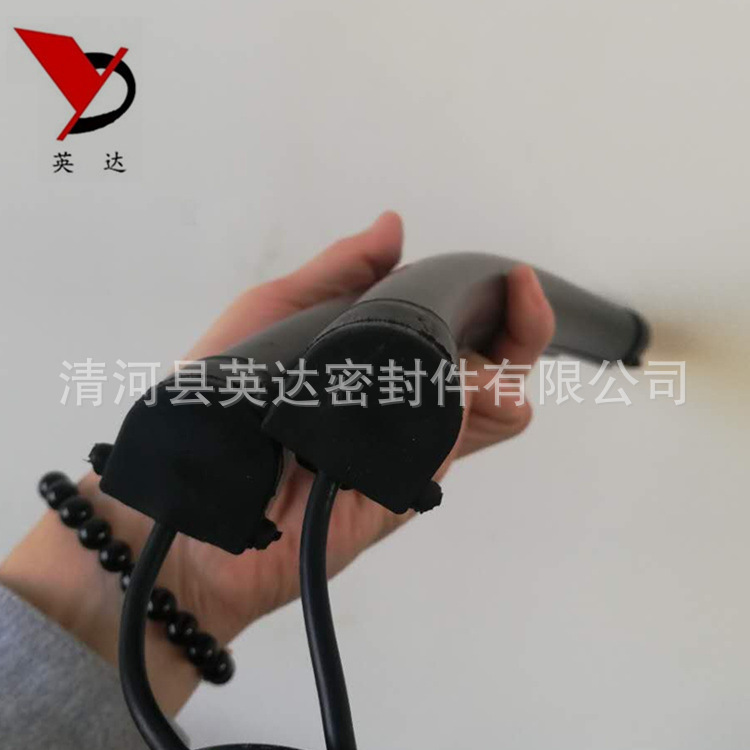 旋转门防撞条 自动门安全触边边缘触碰开关导电胶条 橡胶接触带