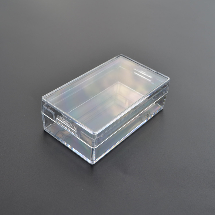 供应PS长方形透明塑料盒 电子烟扑克牌包装盒 纪念币样品展示盒