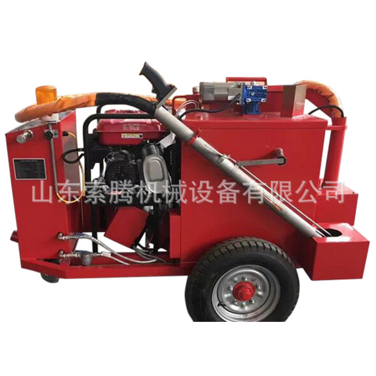 索腾牌手推式沥青灌缝机 100L沥青路面灌胶机 路面修补灌缝机