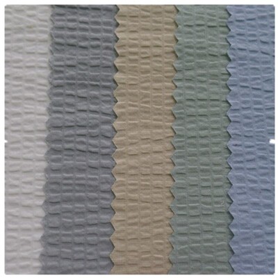 泡泡尼丝纺弹力斜纹坯布40d尼龙水洗皱布20D数码印花轧光PU涂层布