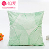Garden Modern Fashion Simulation Silk satin new pillow new pillow pillow pillow cushion green leaf landscape manufacturer direct sales