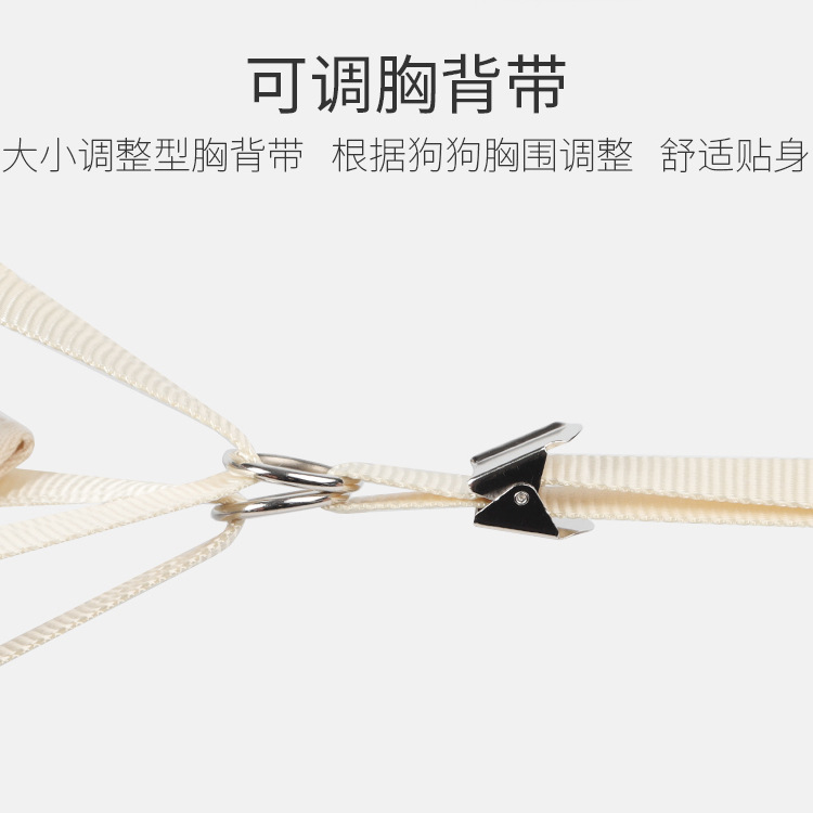 Taobao de cuero al por mayor 2023 nueva correa para mascotas pequeño perro arco corsé de perro de estilo coreano