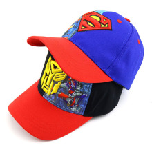 外贸儿童鸭舌帽新款卡通动漫欧美嘻哈拼色队长棒球帽遮阳帽 T897