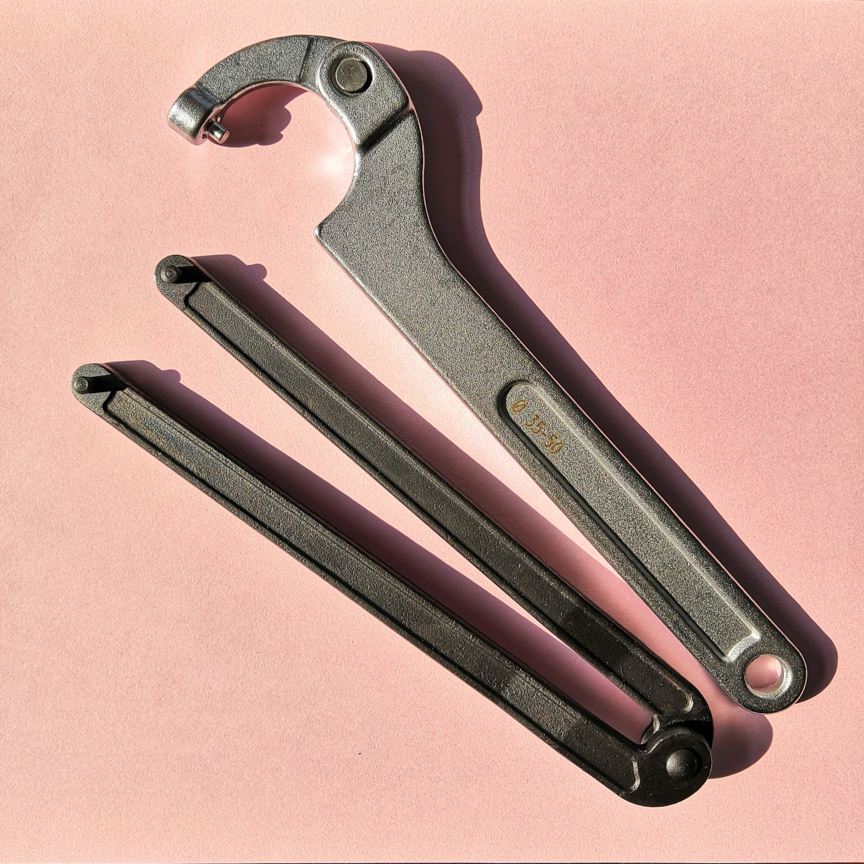 精密锁紧螺帽钩扳手   缩紧锁紧螺母勾扳手  螺母活络扳手