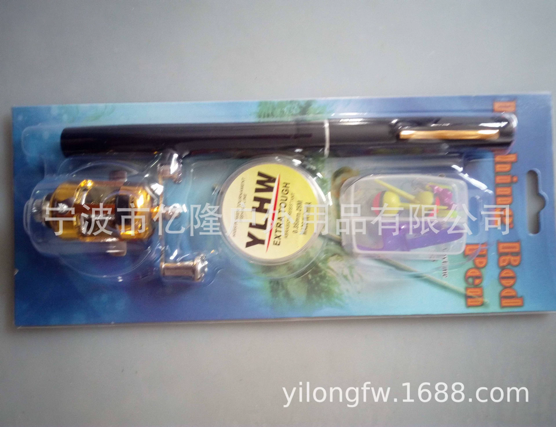 Ручка-стиль рыболовная удочка Yilong, телескопическая алюминиевая подарочная удочка с катушкой и аксессуары