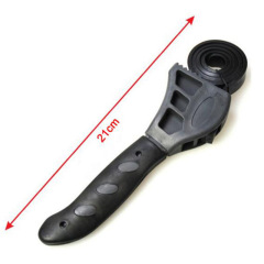 Small 500mm Plastic Adjustable Bottle Opener Wrench for Automotive Air Filter Black