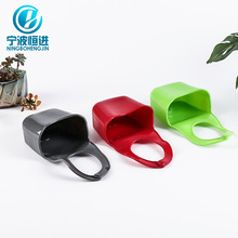 PVC厨房水龙头按扣可挂式水槽沥水置物海绵挂袋篮架