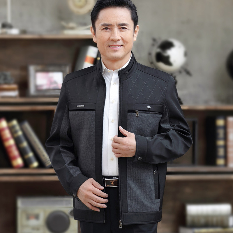 2025 New Spring Thin Jacket for Middle-Aged Dads, Men's Spring and Autumn Jacket for 40-50 Year Old Middle-Aged and Elderly Men 2025 New Spring Thin Jacket for Middle-Aged Dads, Men's Spring and Autumn Jacket for 40-50 Year Old Middle-Aged and Elderly Men