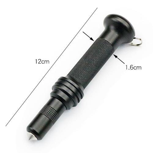 Portable car window breaker wholesale outdoor tungsten steel striker multi-function car carry-on escape safety hammer push type