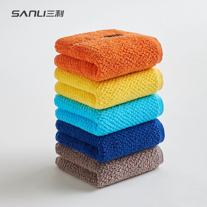 Sanli полотенце фабрика прямой хлопок детское полотенце вышитое полотенце детский сад маленькое полотенце oem вышивка на заказ