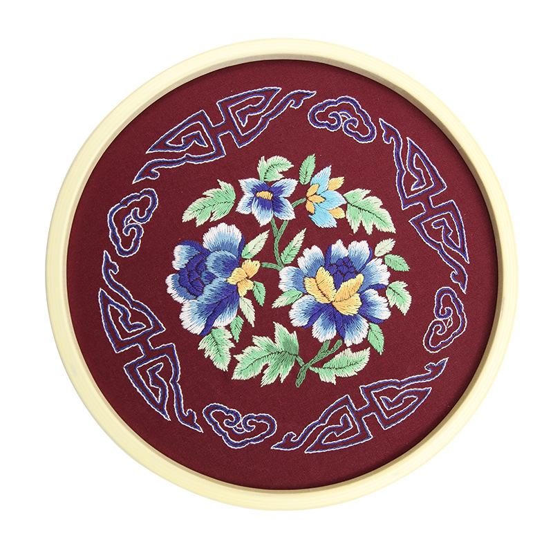 Bordado de dedo DIY paquete de material Lu Bordado mujeres embarazadas bordado colgando pintura punto de cruz Diamante pintura paquete de material de pintura