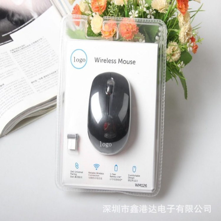 Cross-Border Hot Model Suitable for Dell Notebook Wm126 Wireless Mouse Computer USB Mini Ergonomics Cross-Border Hot Model Suitable for Dell Notebook Wm126 Wireless Mouse Computer USB Mini Ergonomics