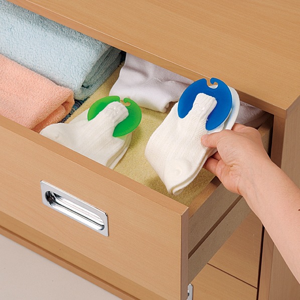 Práctico calcetines clip multifuncional hogar almacenamiento suministros ropa interior clip guante clip corbata transfronteriza 6 piezas