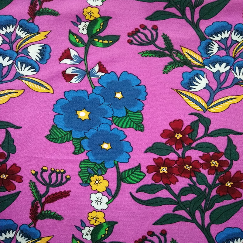 供应120D*30S人丝人棉斜纹梭织富丽绉面料春夏女装连衣裙厂家直销