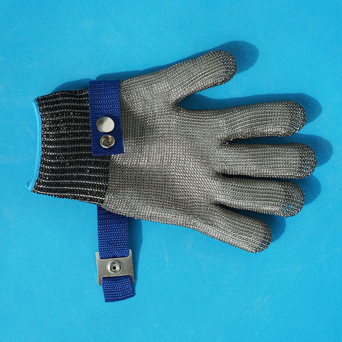 Steel wire gloves are cut-proof, five-finger metal stainless steel iron gloves are cut-proof, opening oysters, cutting meat and vegetables, butchering, are knife-proof