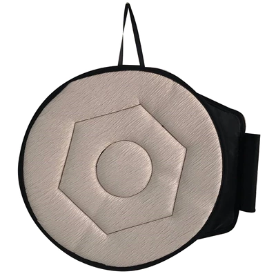 Home Seat Cushion, 360-Degree Car Rotating: Multi-function pad - diamond-beige