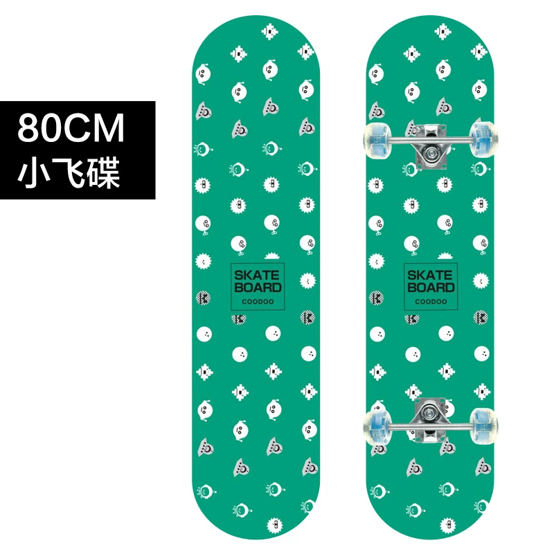 Skateboard (Model 3108) 80 cm, Maple Deck, Aluminum Bracket, LED Flash Wheels