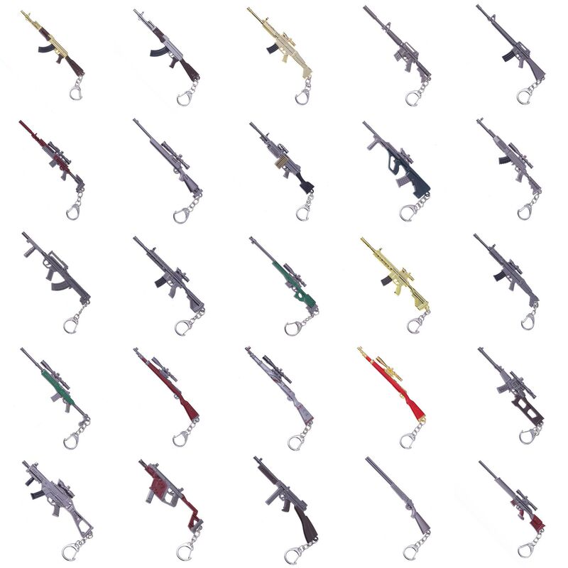 Jedi Survival Keychain Chicken Game Peripheral Model 12cm Weapon Ornaments Pendant Classic Creative Gift