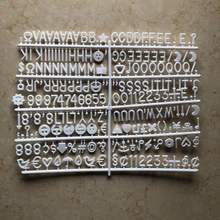 亚马逊毛毡板字母留言板英文字母板毛毡塑料字母 0.75英寸230小片