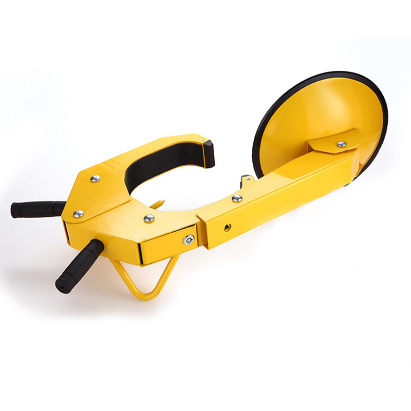Parking space lock suction cup type wheel lock private car anti-theft lock anti-pry lock reinforced tire lock parking lock car stopper