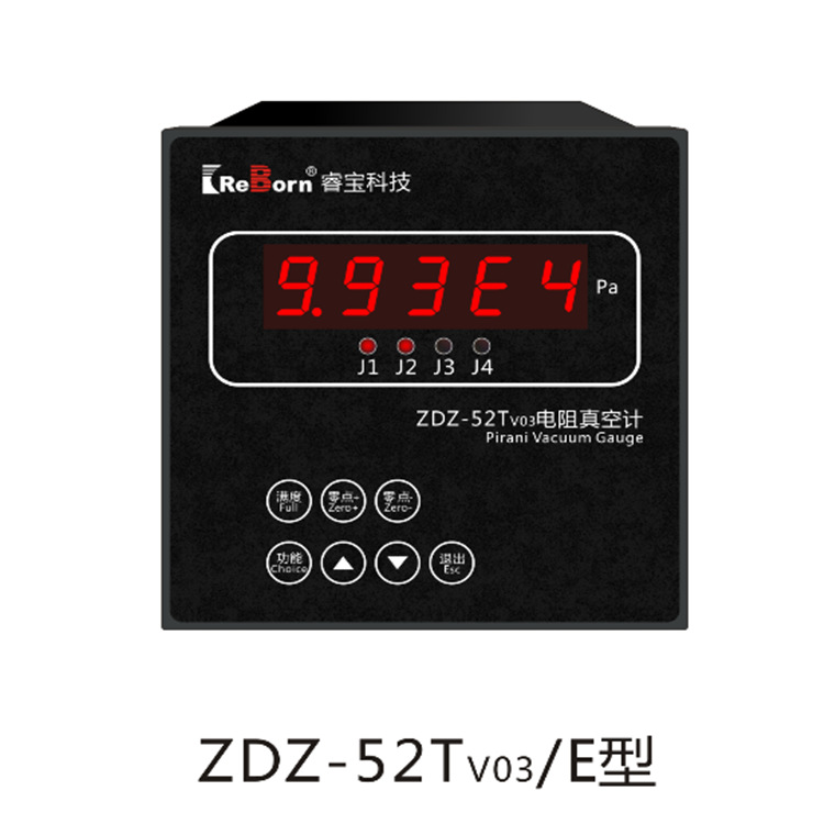 供应ZDZ-52T电阻真空计LED数显现货批发零售真空测量计高精度