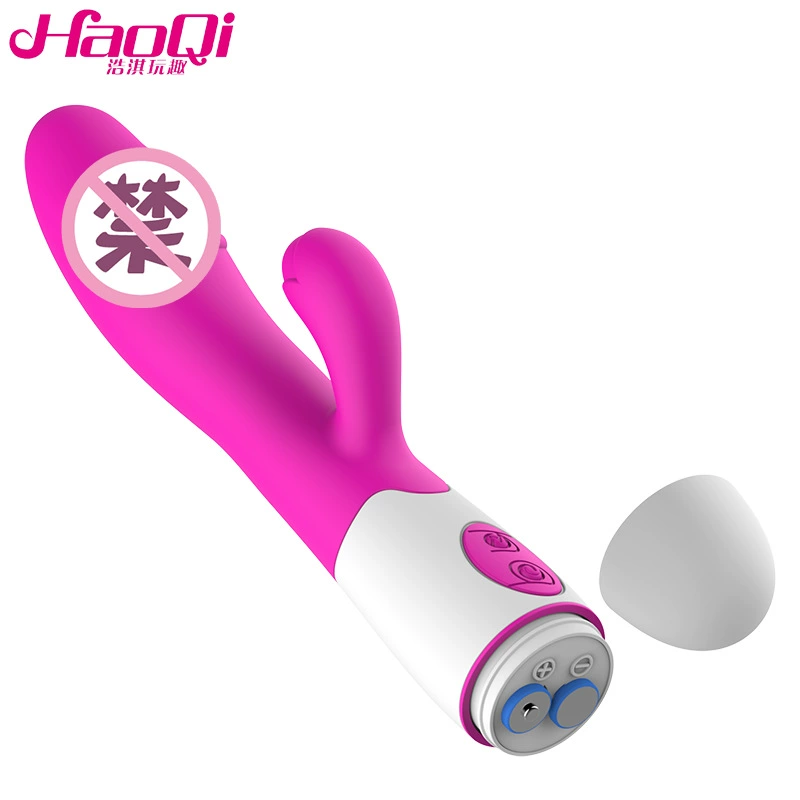 Торговля внешнеэкономическая термальный продаж Dual vibration stick женский массажер силиконовый массажер палочка 30 частот вибрации взрослый сексуальный товар оптом