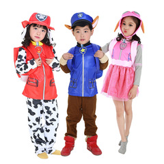 Halloween Paw Paw Firefighting Team Costume Cosplay Daily Paw Patrol Archie Furry Party Performance Costume