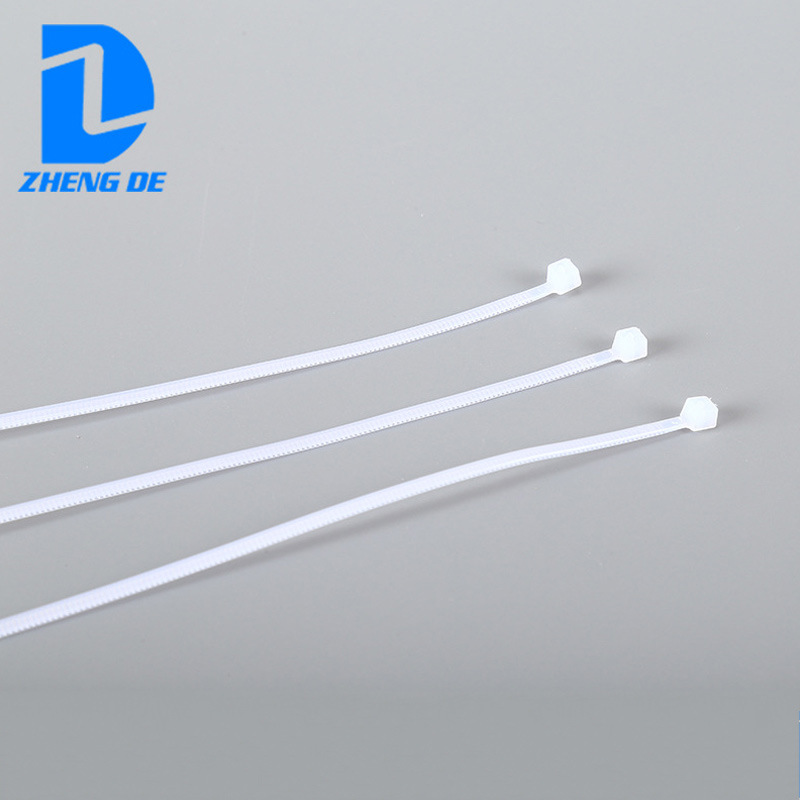 厂家直销 正德塑料扎带3*80自锁式尼龙扎带 黑白色束线带