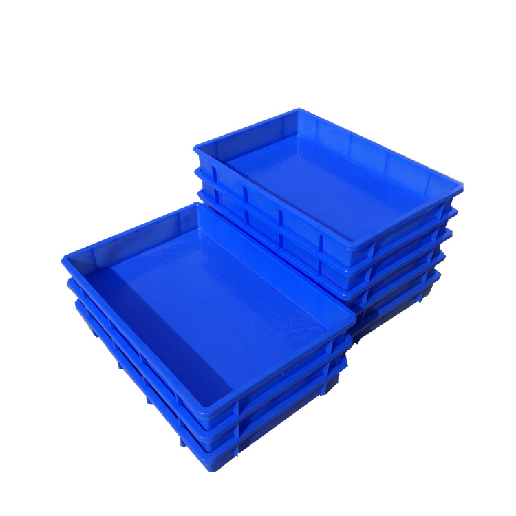 俊豪直销pp塑料方盘零件盒塑胶周转盘防静电零件盘电子元件收纳盒