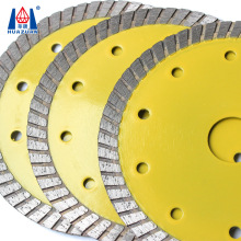 金刚石波纹齿刀头热压烧结高速钢基体110mm石材切割陶瓷磨切锯片