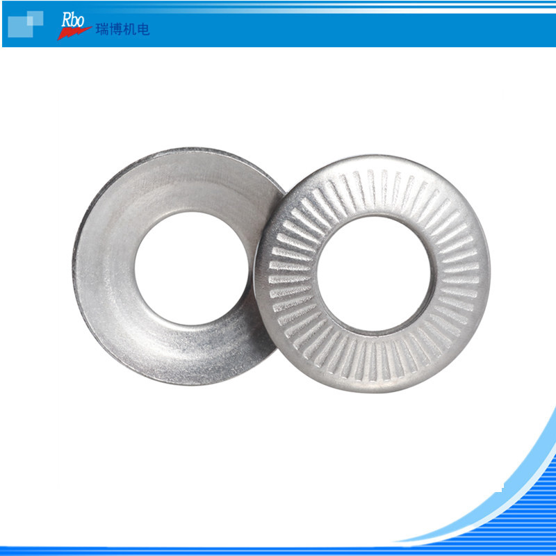 防滑垫圈 NFE25-511 滚花碟簧 鞍形碗型垫片