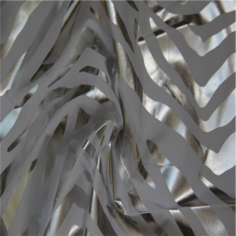 2020新款烫金印花布秋冬窗帘雨伞帐篷面料1700T平纹印花烫金布