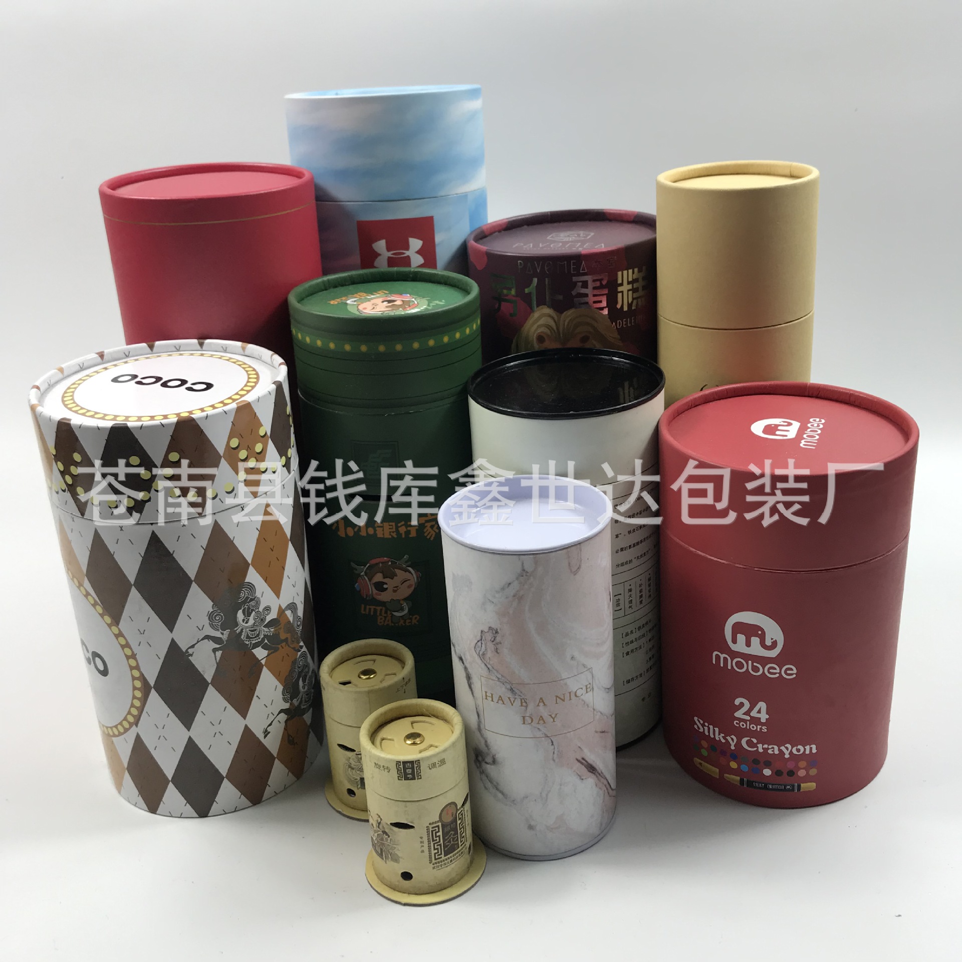 定 做茶叶纸罐茶叶食品纸罐艾灸纸筒花茶纸罐马口铁茶化妆品油管