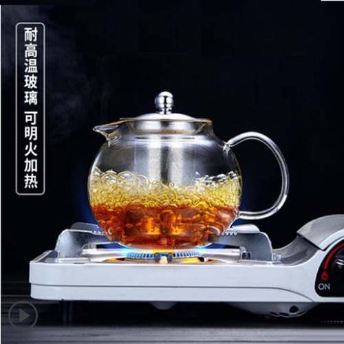 Manufacturer wholesale glass teapot heat-resistant filtered scented tea teapot thickened high-temperature resistant black tea tea set tea maker