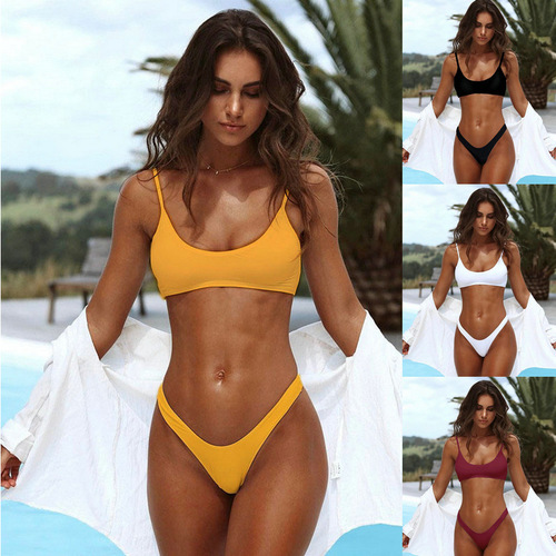 Women's sexy bikini swimsuit, split-style swimwear from factory