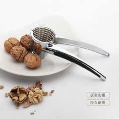 Walnut Cracker Splash-Proof Zinc Alloy Walnut Cracker Funnel Nut Cracker Home Use Meat Hammer Sheller Pliers