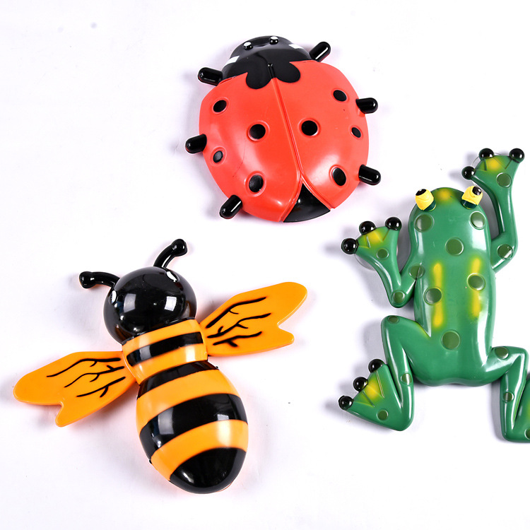 吸盘式门窗温度计 小动物卡通造型温度计 室内外温度表 户外园林