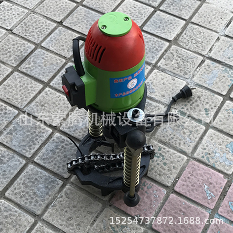厂家链条管道打孔机 可换钻头管道打孔器 管道安装打孔机