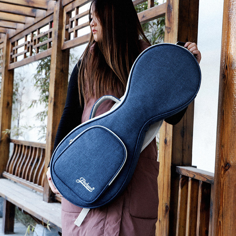 Jinchuan Liuqin Bag, Thickened Oxford Cloth Style, Protective Cover for Ethnic Musical Instruments (Liuqin)