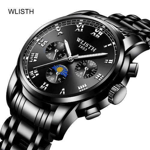 Watches Male Business Nightlight Watch  Waterproof Watch