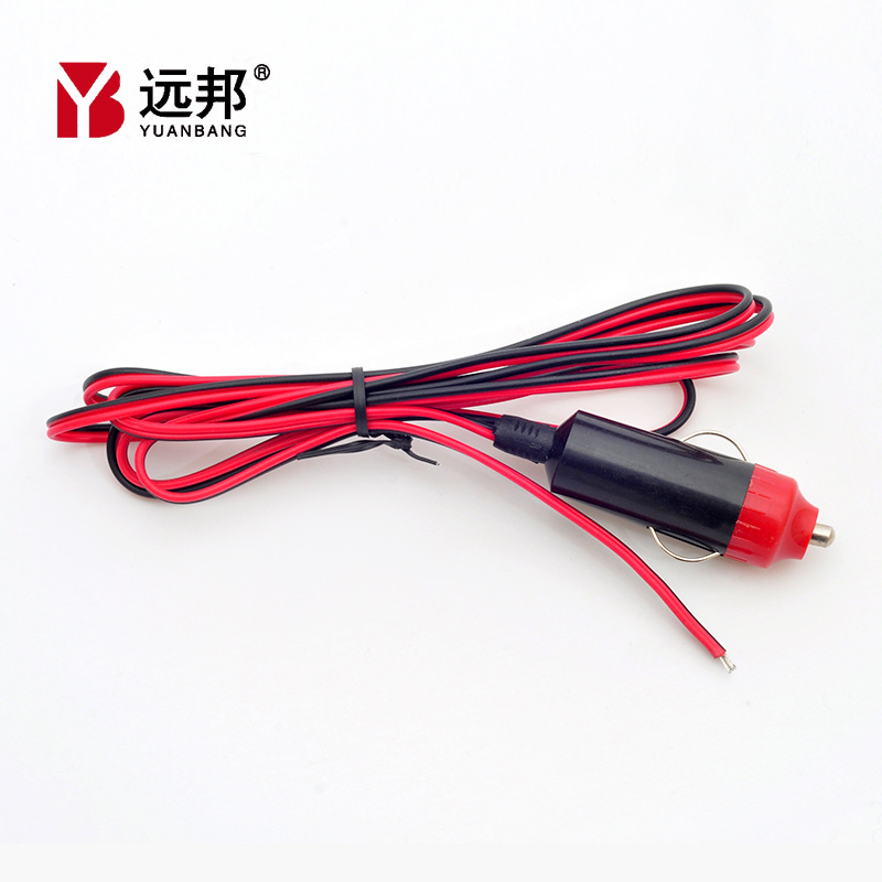 汽车点烟器插头延长电源线12V-24V1.8m汽车吸尘器车载音响