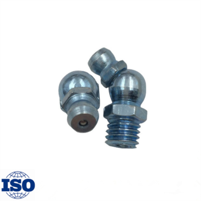 Producción de fábrica al por mayor de alta calidad y bajo precio M8x1.25, boquilla de hierro de 45 grados