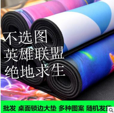 Various sizes of LOL PUBG mouse pads, factory-precision stitched, for internet cafes—League of Legends desk mats