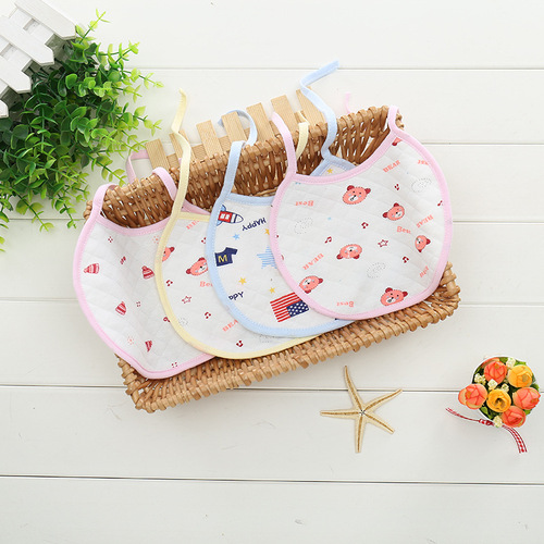 [Factory Direct Sales] Baby Bibs, Bibs, Extra Large Maternity and Infant Manufacturer Cotton Mouth Wipes, Baby Products Bibs